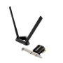 Asus PCE-AXE59BT - Wi-Fi 6E (802.11ax) AXE5400 Tri-Band PCIe Wi-Fi Adapter - 90IG07I0-MO0B00