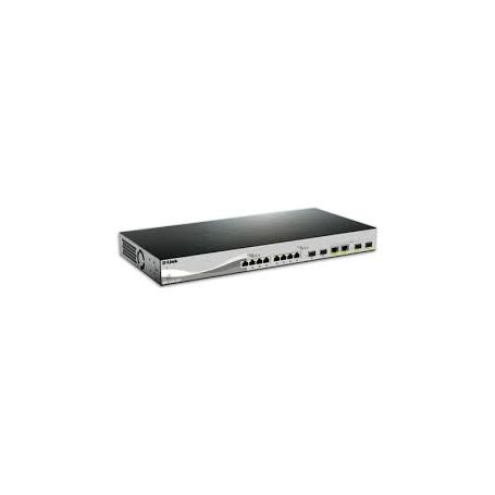 D-link 8-port 10GBASE-T and 2-port SFP+ Multi-Gigabit Smart Managed Switch - DXS-1210-10TS/E