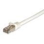 Equip Cat.6A Pro S FTP (PIMF) with Cat.7 raw cable, LSOH white 2,0m 600MHz - 605711