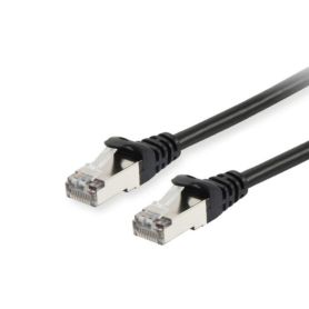 Equip Cat.6A S FTP Patch Cable, 1.0m, Black - 606103