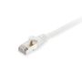 Equip Cat.6A S FTP Patch Cable, 2.0m, White - 606004