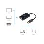 Equip DisplayPort to VGA   HDMI   DVI Adapter,Black - 133441