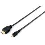 Equip HighSpeed HDMI to microHDMI Adapter Cable M M 1,0m black - 119309