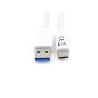 Equip USB 3.2 Gen 1 C to A Cable , M M , 2.0m, 5G transfer, 3A , White - 128364