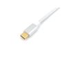 Equip USB 3.2 Gen 2 C to C Cable, M M, 0.5m, 10G transfer,5A(100W), White - 128355