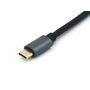 Equip USB 3.2 Gen 2 C-C Cable , M M, 0.5m, 10G transfer, 5A (100W), Black - 128353