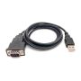 Equip USB-A to Serial (DB9) Cable, M M 1.5m - 133391