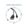 Equip USB-A to Serial (DB9) Cable, M M 1.5m - 133391