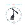 Equip USB-C to Serial (DB9) Cable, M M, 1.5m - 133392