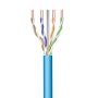 EWENT Bobine de Instalação Cat 6A U UTP AWG23 1 CU 305mt. CPR Eca Class SOLID, Jacket LSZH azul - IM1224