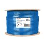 EWENT Bobine de Instalação Cat 6A U UTP AWG23 1 CU 305mt. CPR Eca Class SOLID, Jacket LSZH azul - IM1224