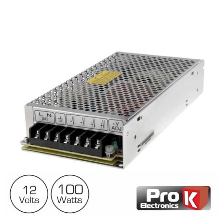 FONTE DE ALIM. INDUSTR. PRO-K SLIM 12V 100W 8.5A