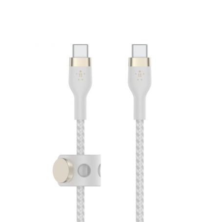 Belkin BOOST CHARGE - Cabo USB - 24 pin USB-C (M) para 24 pin USB-C (M) - 1 m - branco