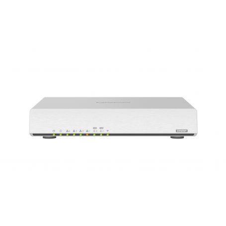 QNAP QHora-301W - Roteador sem fio - interruptor de 6 portas - 10 GigE - Wi-Fi 6 - Dual Band