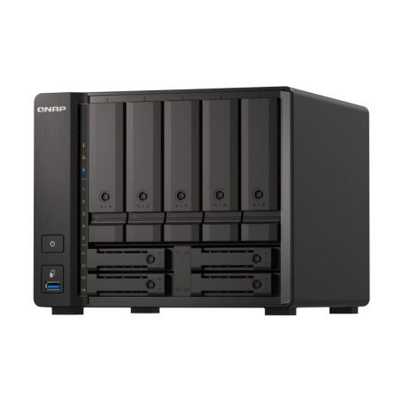 QNAP TS-H973AX-32G - Servidor NAS - 9 baias - SATA 6Gb s - RAM 32 GB - 2.5 Gigabit Ethernet   10 Gigabit Ethernet