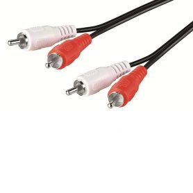 EWENT Cabo Áudio, 2 x RCA M - 2 x RCA M, 2.0m   - EC1602