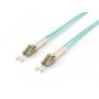 Equip FO Duplex Jumper LC LC 50 125µ 3,0m turquoise, OM3, LSOH  - 255413