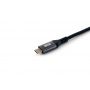 Equip USB 2.0 C to C  90° angled Cable, M M, 1.0m, 100W with Emark   - 128891