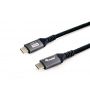 Equip USB 4 Gen 3 C to C Cable, M M, 1.2m, 8K 60Hz, 40Gbps, PD3.1 240W  - 128381