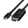 Belkin Connect - Cabo adaptador - 24 pin USB-C macho para HDMI macho - 2 m - preto - suporte 8K60Hz, DP Alt mode support