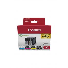 Canon PGI-2500XL BK C M Y MULTI - Ink Value Pack (Black & Colour Cartridges)  - 9254B010