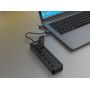 Equip 7-Port USB 3.2 Gen 1 Hub with Power Adapter  - 128965