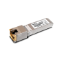 Draytek Transceiver Óptico SFP+ compacto que suporta múltiplas opções de conetividade, incluindo 1G BASE-T, 2,5G BASE-T, 5G BASE-T e 10G BASE-T