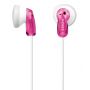 Sony MDR-E9LPP Rosa - Auscultadores de tipo fechado, Diafragma de 13.5 mm para graves potentes. Cabo leve e resistente de 1.2 m