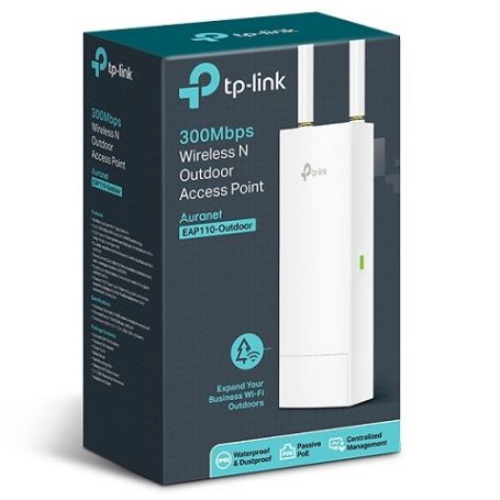 ACCESS POINT TP-LINK EAP110-OUTDOOR N300 2x4dBi AT