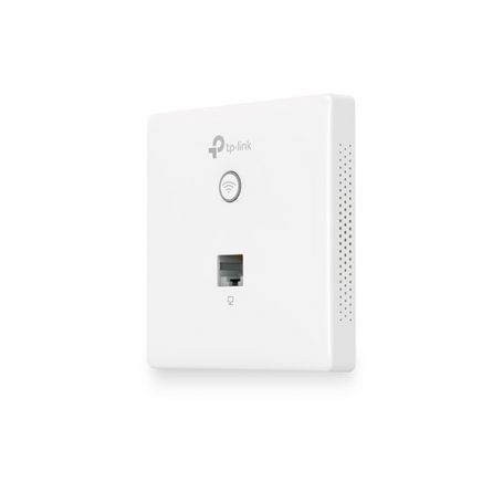 TP-LINK 300Mbps Wireless N Wall-Plate Access Point, Qualcomm, 300Mbps at 2.4GHz, 1 10/100Mbps LAN, 802.3af PoE Supported