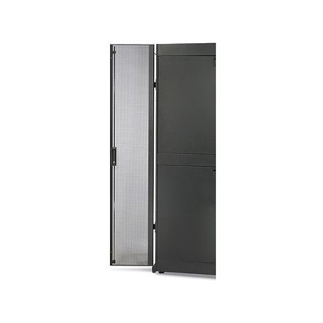 APC NetShelter SX 48U 600mm Wide Perforated Split Doors Black - AR7107