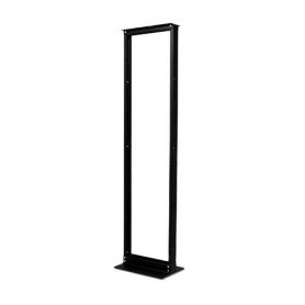 APC NetShelter 2 Post Rack 45U 12-24 Threaded Holes Black - AR201