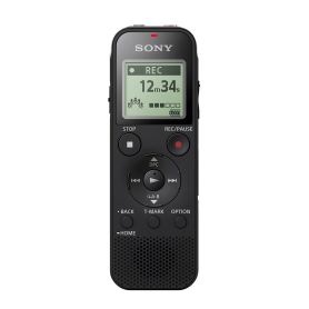 Sony Gravador voz digital, USB integrado, micro SD, sistema microfone S, gravação modo focagem e estéreo panorâmico- ICD-PX470