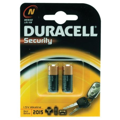 Battery Security  Alkaline - Duracell Security N   LR1 2 Pack MN9100B2