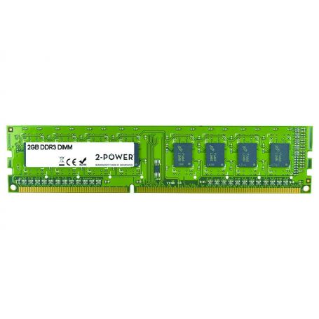 Memory DIMM 2-Power - 2GB DDR3 1333MHz DR DIMM MEM2102A