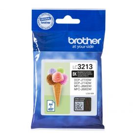 Brother Tinteiro tinta preto de alta capacidade, duração estimada até 400 páginas (segundo ISO/IEC 24711) - LC3213BK