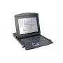 Digitus modularized 43,2cm (17') TFT console with 1 port KVM, RU keyboard, RAL 9005 black color