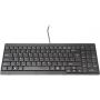 Keyboard for TFT consoles black, wired, USB US layout