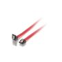 Equip SATA internal flat cable 1.0M com metal latch and angled plug - 111804