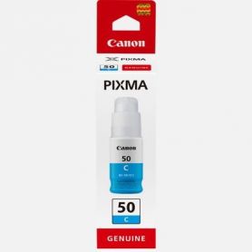 Canon GI-50 Cyan Ink Bottle - Compativel PIXMA G5050 /PIXMA G6050 - 3403C001