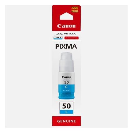 Canon GI-50 Cyan Ink Bottle - Compativel PIXMA G5050 /PIXMA G6050 - 3403C001