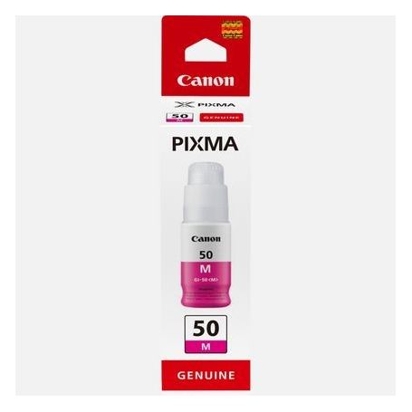 Canon GI-50 Magenta Ink Bottle - Compativel PIXMA G5050 /PIXMA G6050 - 3404C001