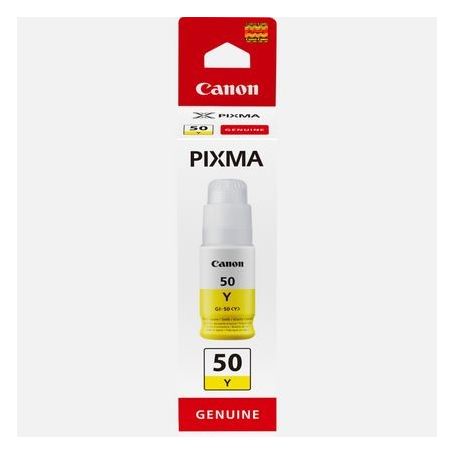 Canon GI-50 Yellow Ink Bottle - Compativel PIXMA G5050 /PIXMA G6050 - 3405C001