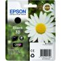 Epson Tinteiro Preto Série 18 Margarida Tinta Claria Home (c/alarme RF+AM) - C13T18014022