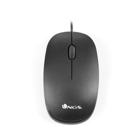 NGS Optical Wired Mouse 1000 DPI, Scroll, Regular Size - FLAME