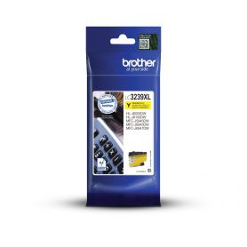 Brother Tinteiro Amarelo de alta capacidade, Duração estimada até 5.000 páginas (segundo ISO/IEC 24711) - LC3239XLY