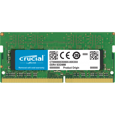 Crucial - DDR4 - 8 GB - SO DIMM 260-pinos - 2666 MHz / PC4-21300 - CL17 - 1.2 V - unbuffered - sem ECC