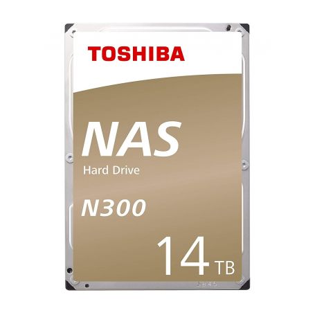 Toshiba N300 NAS - Disco rígido - 14 TB - interna - 3.5'' - SATA 6Gb/s - 7200 rpm - buffer 256 MB