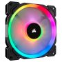 Corsair LL Series, LL140 RGB, 140mm Dual Light Loop RGB LED PWM Fan, Single Pack - CO-9050073-WW