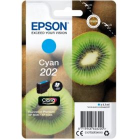 Epson Singlepack Cyan 202 Claria Premium Ink - C13T02F24020